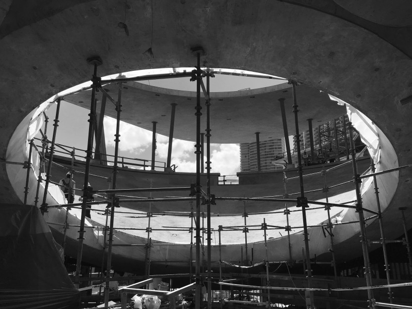 The Living Core Aquarium Waiting for the Oculus (November, 2015)